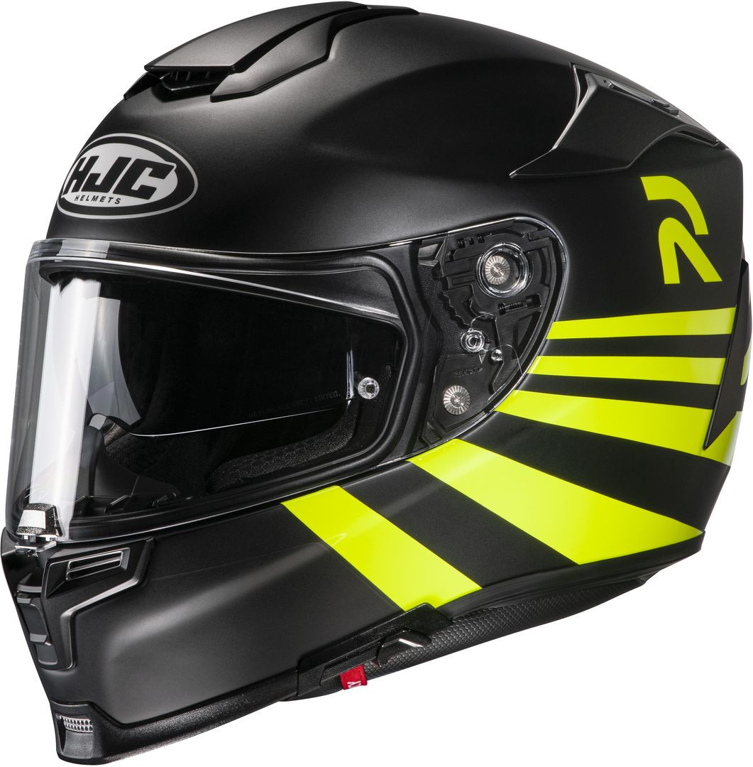 HJC RPHA 70 Stipe Helmet, black-yellow, Size XS 54 55, black-yellow, Size XS 54 55
