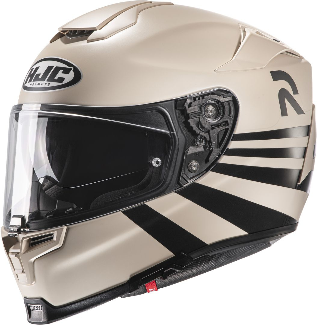 HJC RPHA 70 Stipe Helmet, white-beige, Size XS 54 55, white-beige, Size XS 54 55