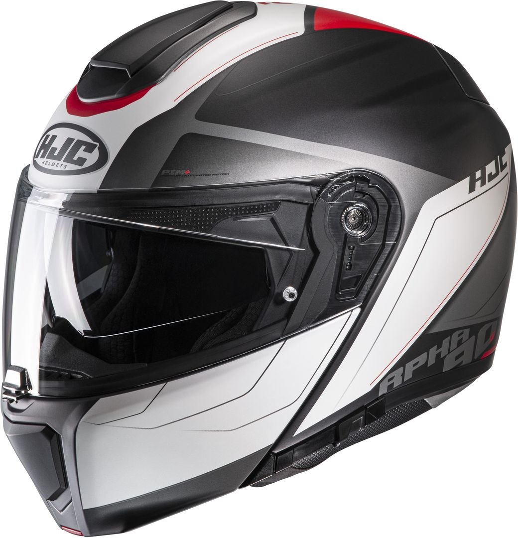 HJC RPHA 90 Cadan Helmet, black-white-red, Size XS 54 55, black-white-red, Size XS 54 55