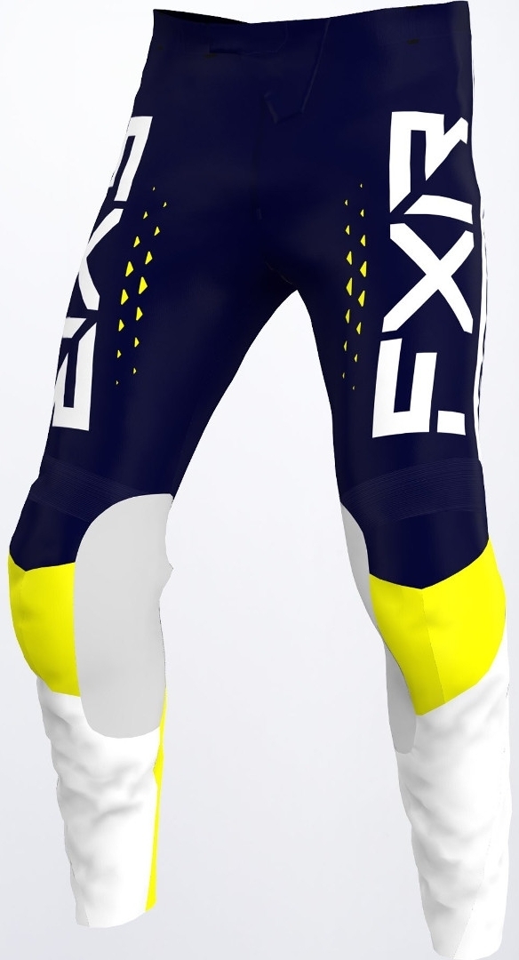 FXR Clutch Pro Motocross Pants, blue-yellow, Size 40, blue-yellow, Size 40