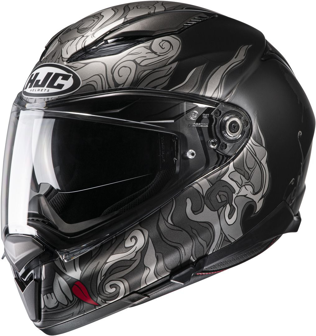 HJC F70 Spector Helmet, black-grey, Size M, black-grey, Size M