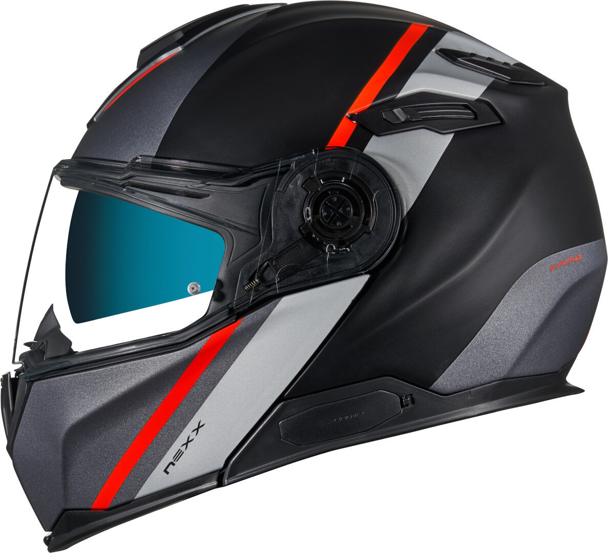 Nexx X.Vilitur Stigen Helmet, black-grey-red, Size XS, black-grey-red, Size XS