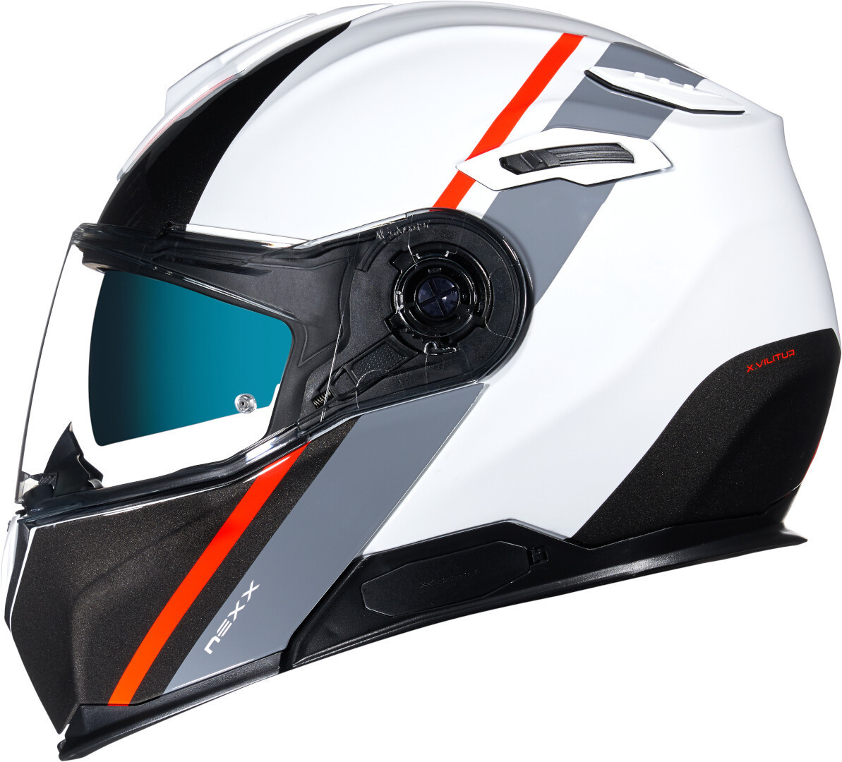 Nexx X.Vilitur Stigen Helmet, grey-white-red, Size XS, grey-white-red, Size XS