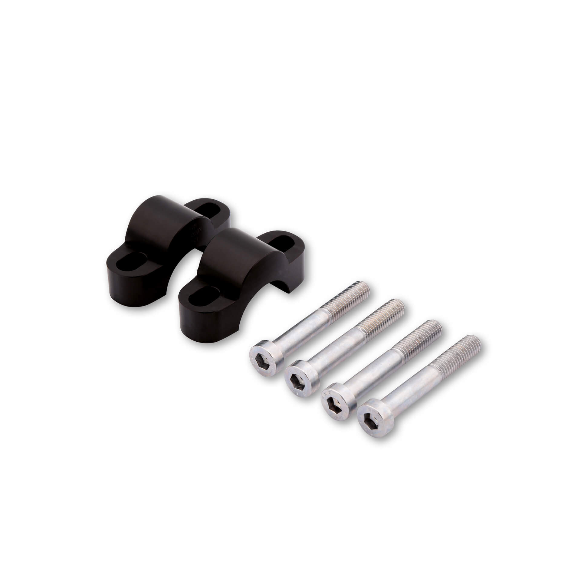 Support de serrage LSL augmentation de 15mm pour guidon Ø28,6mm, noir