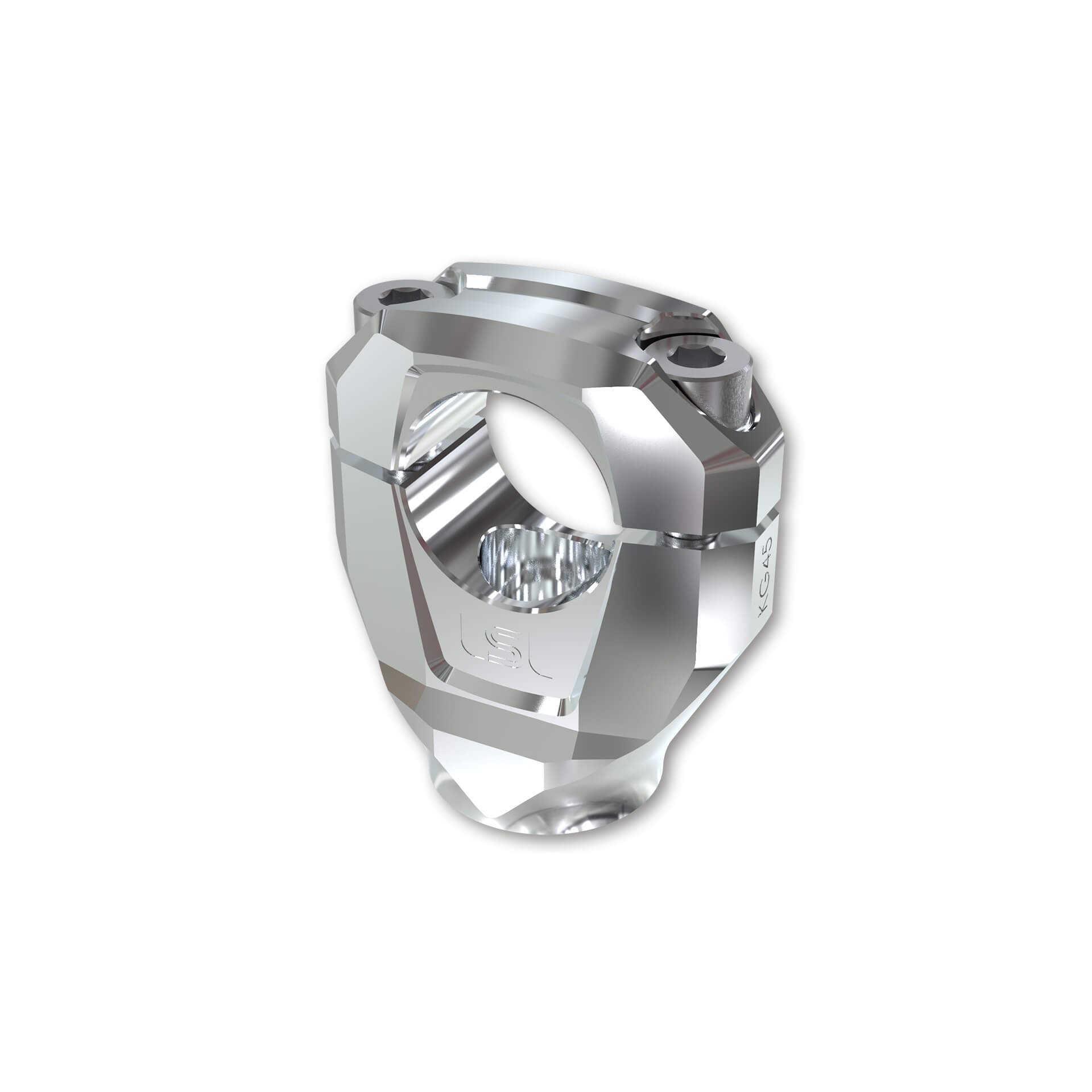 LSL GONIA clamp kit Ø28,6 for HONDA CB 1100 RS, 17, silver, silver