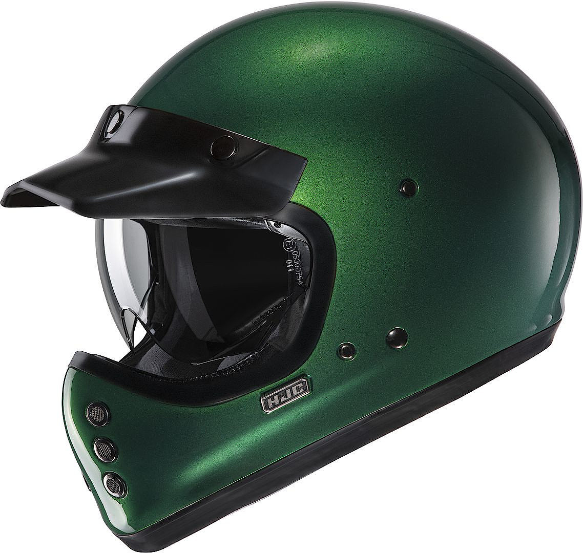 HJC V60 Solid Deep Helmet, green, Size S, green, Size S