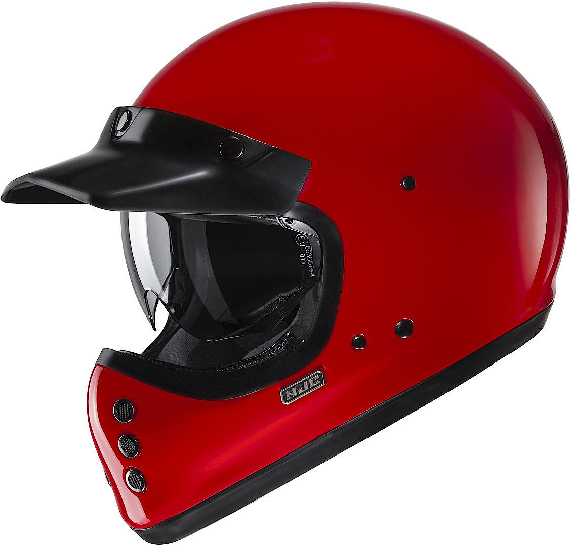 HJC V60 Solid Deep Helmet, red, Size XS 54 55, red, Size XS 54 55