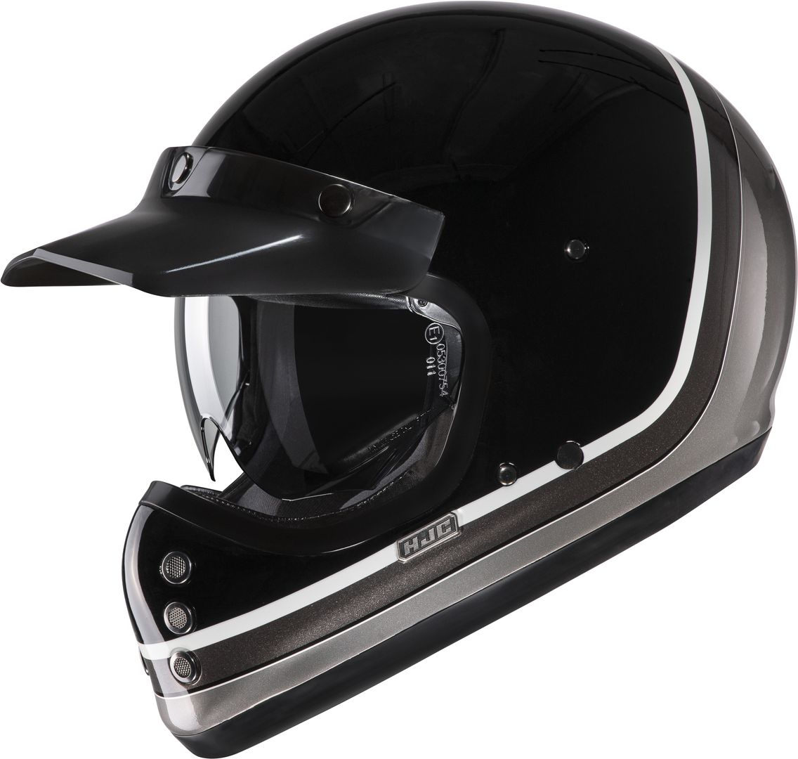 HJC V60 Scoby, black-grey, Size XS 54 55, black-grey, Size XS 54 55