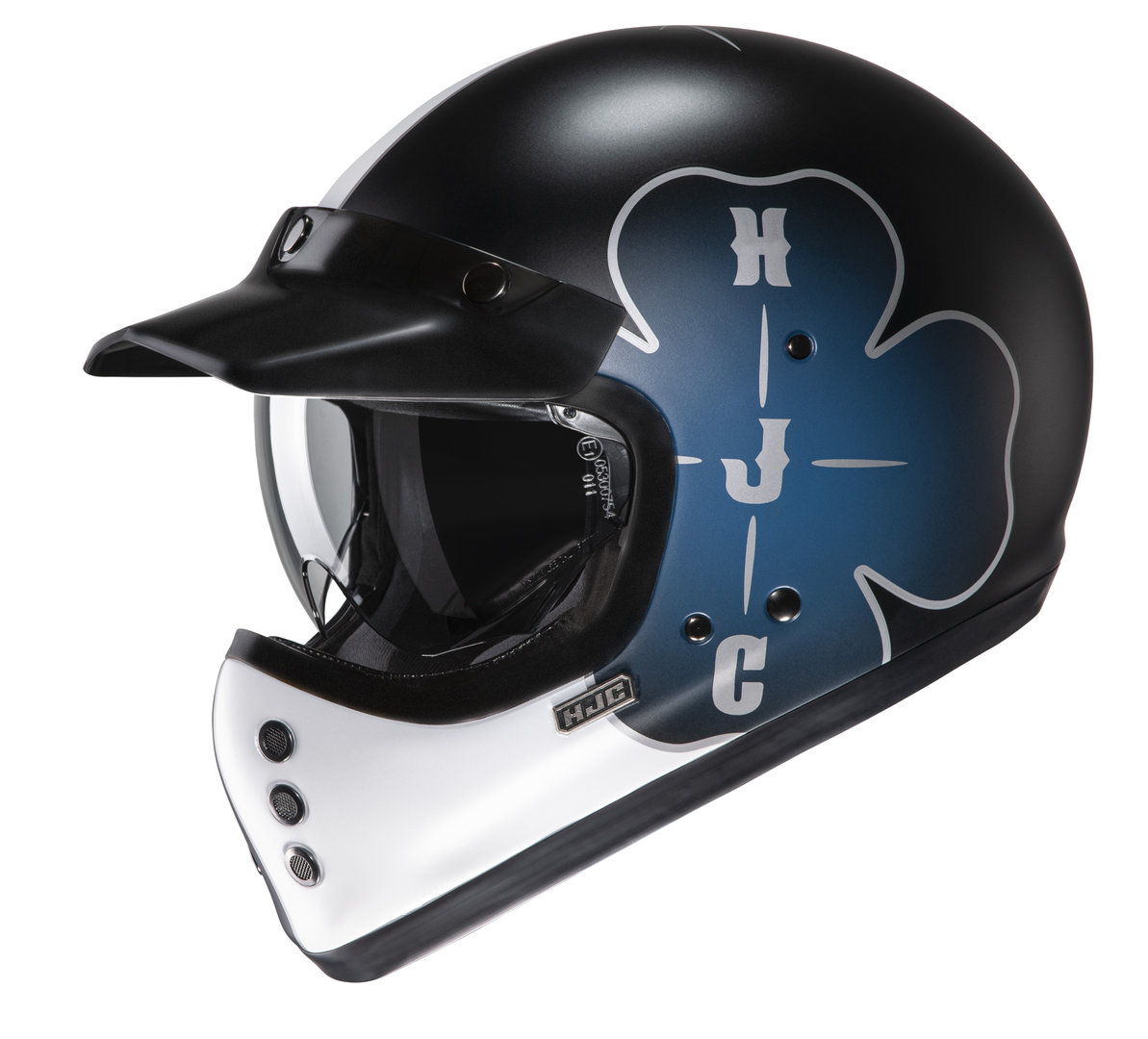 HJC V60 Ofera Helmet, black-blue, Size XS 54 55, black-blue, Size XS 54 55
