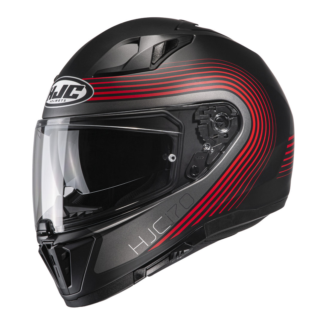 Image of HJC i70 Surf Casco, nero-rosso, dimensione XS