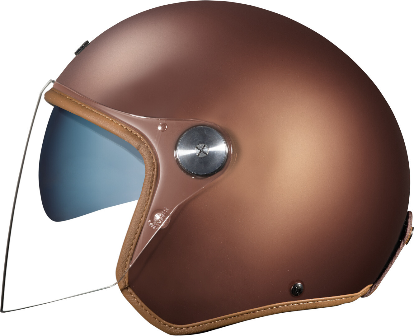 Nexx X.G20 Clubhouse SV Jet Helmet, brown, Size S, brown, Size S