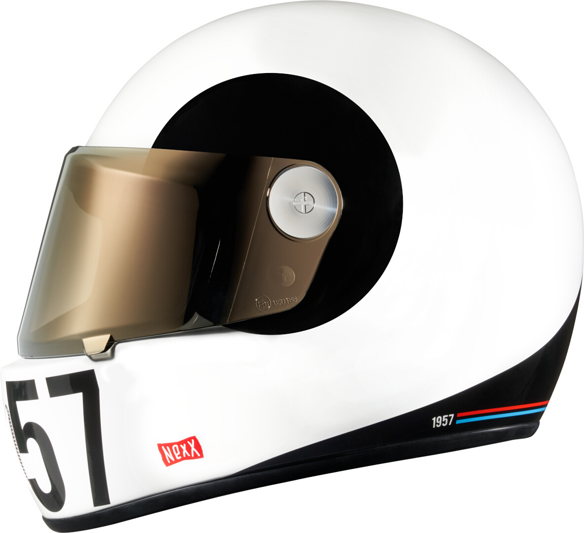 Nexx X.G100R Sputnik Helmet, black-white, Size S, black-white, Size S