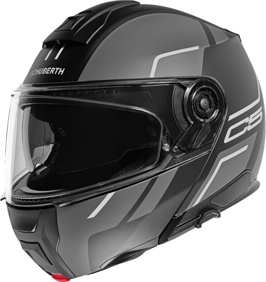 Schuberth C5 Master Helm, grijs, afmeting 53