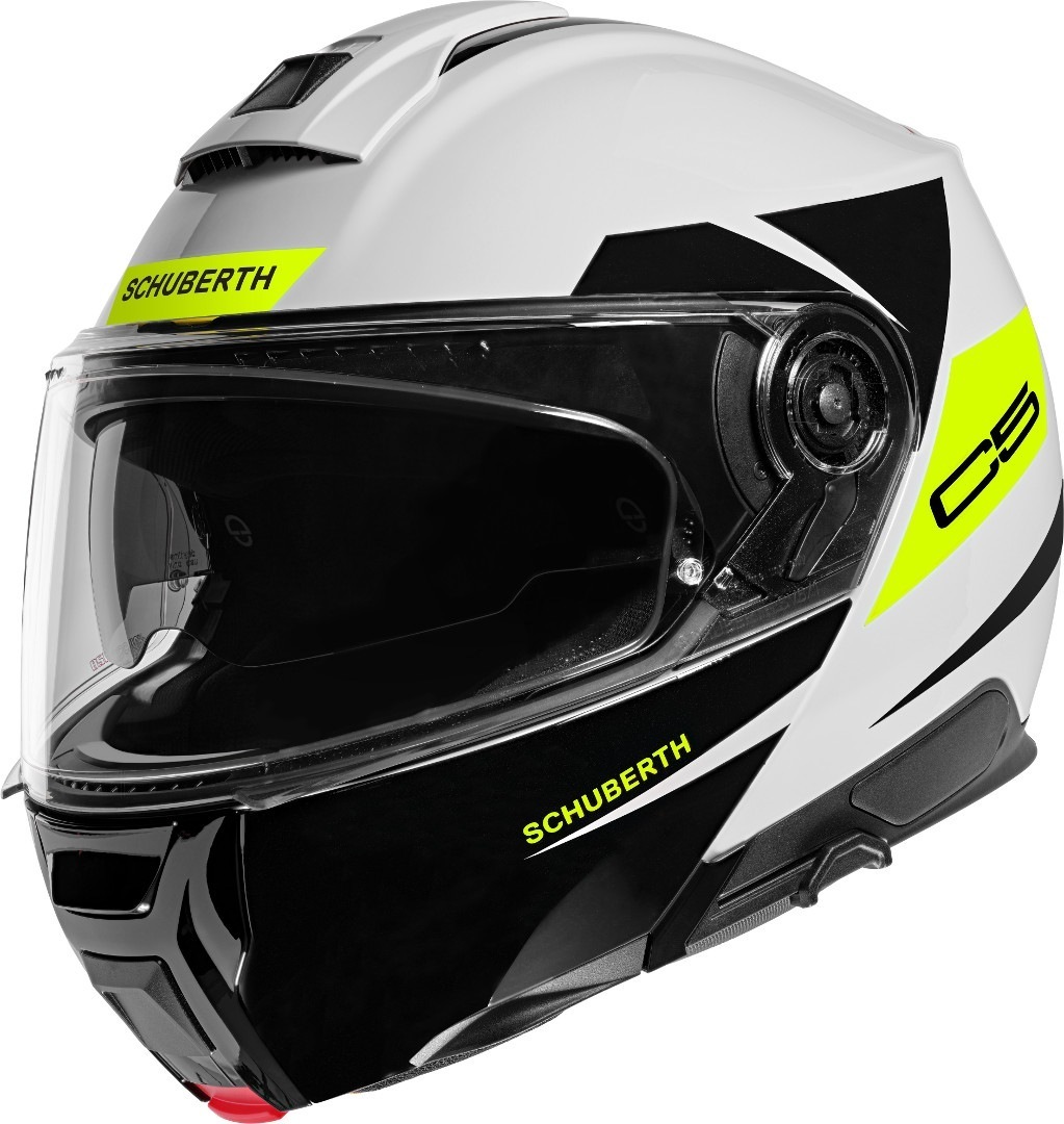 Schuberth C5 Eclipse Helm, geel, afmeting XL