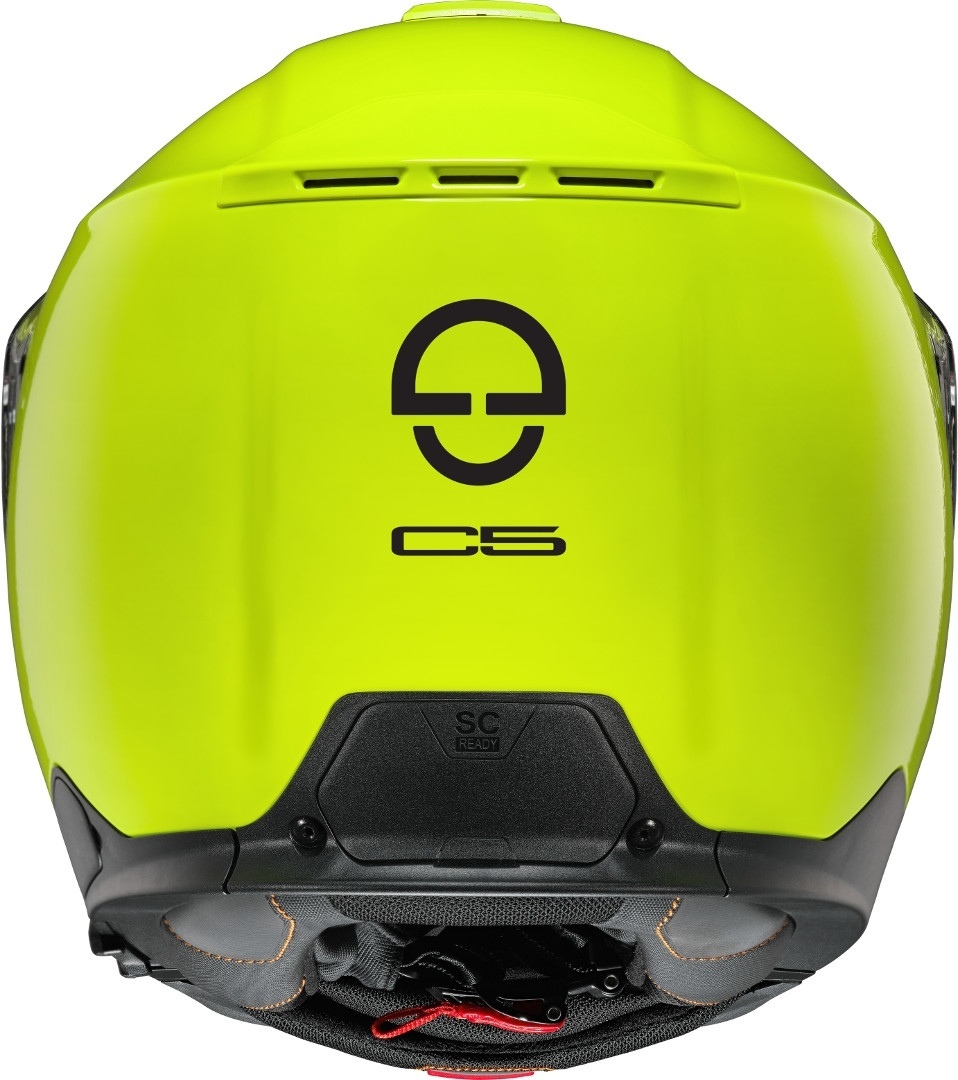 Side view of Schuberth C5 Helmet, yellow, Size 3XL for Men