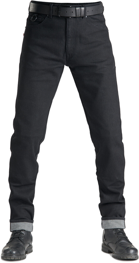 Pando Moto Steel Arm Motorcycle Jeans, black, Size 32, black, Size 32