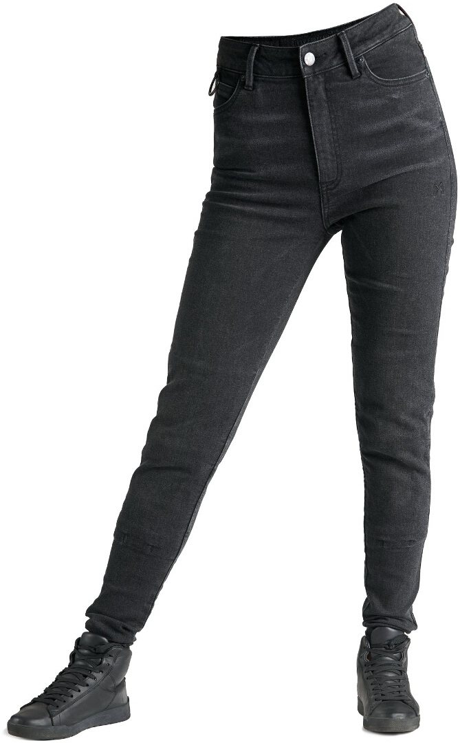 Image of Pando Moto Kusari Cor Jeans moto donna, nero, dimensione 36 per donne