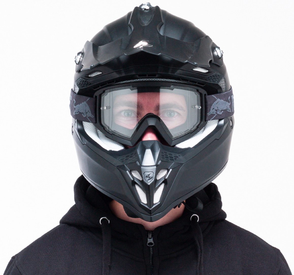 Side view of Red Bull SPECT Eyewear Whip 002 Motocross Goggles, clear for Men