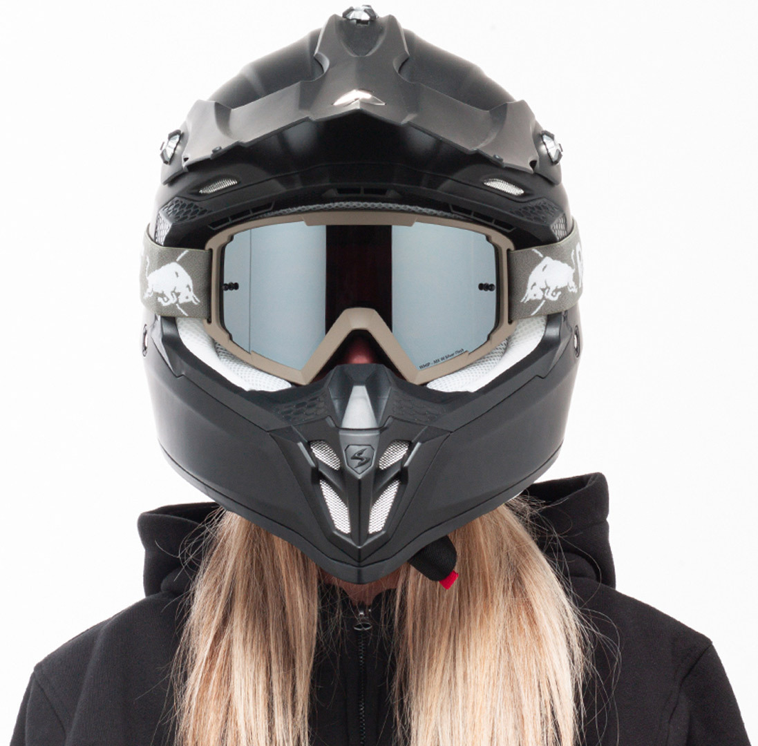 Side view of Red Bull SPECT Eyewear Whip 002 Motocross Goggles, clear for Men