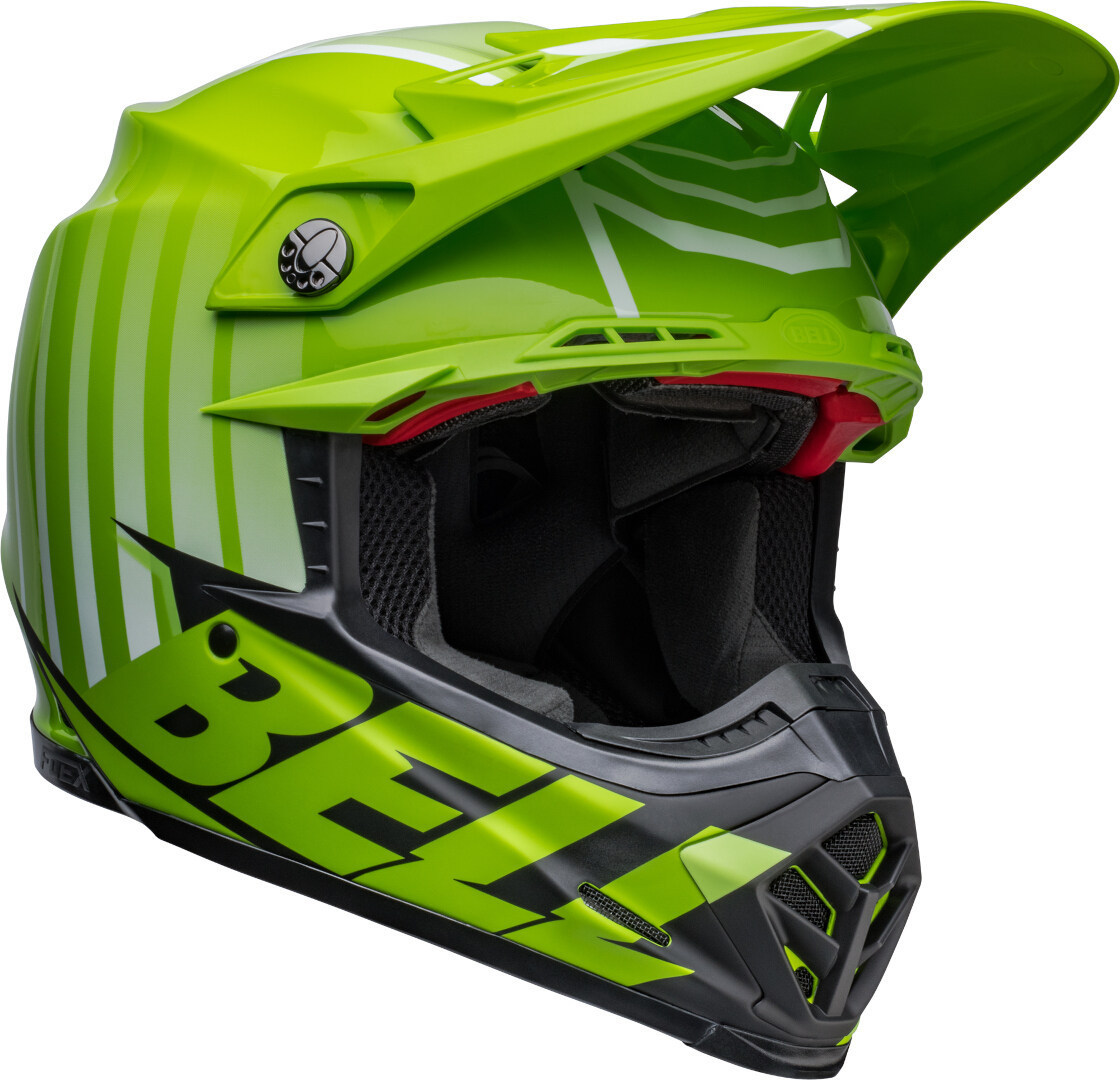 Bell Moto-9S Flex Sprint Шлем для мотокросса Зеленый/Черный XL 