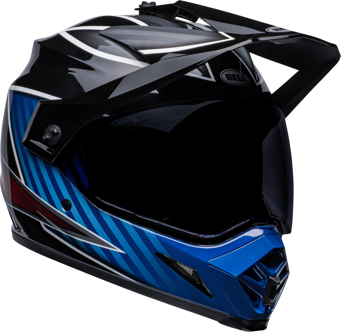 Bell MX-9 Adventure MIPS Dalton Motocross hjelm, sort-blå, størrelse S