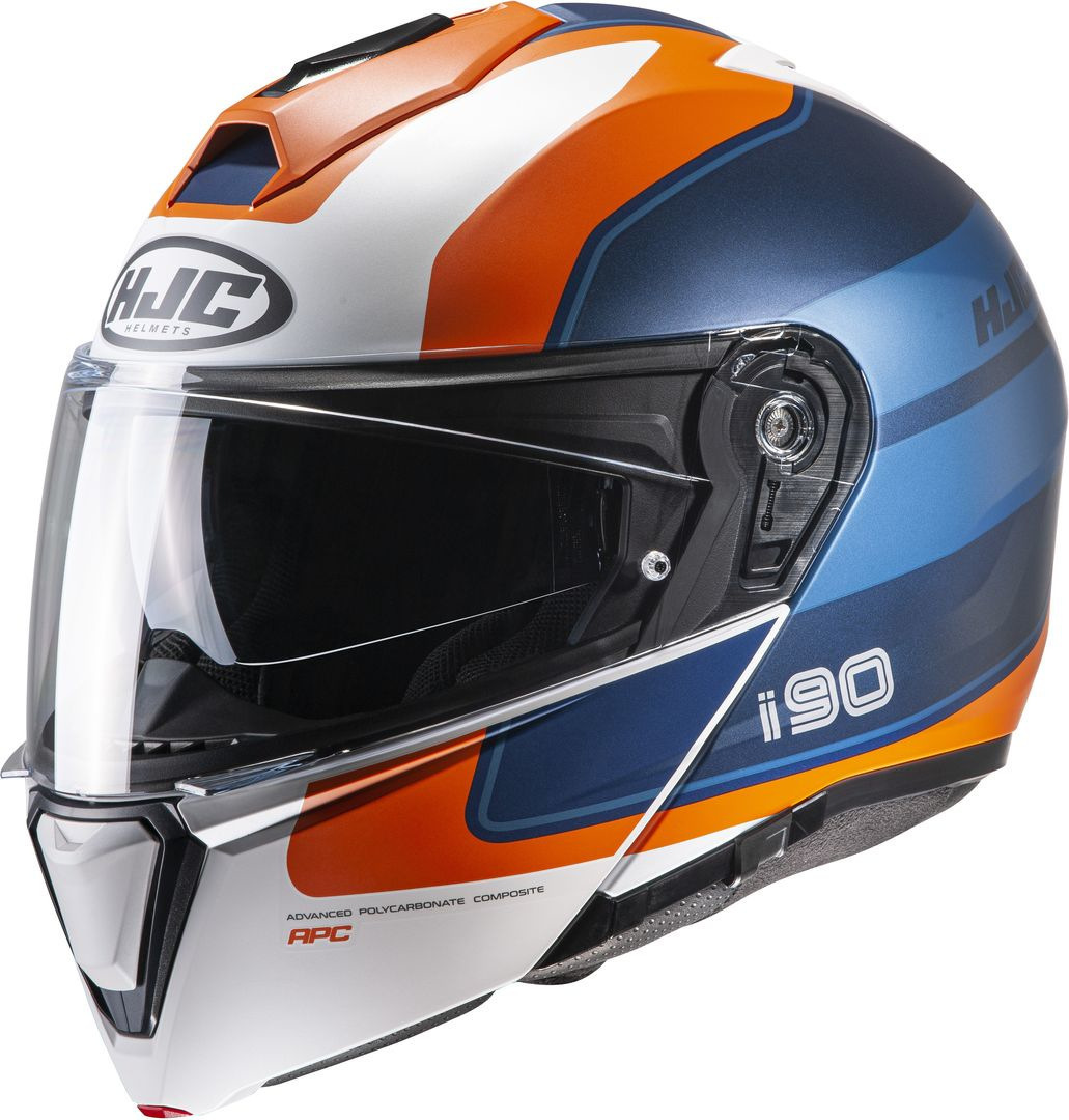 HJC i90 Wasco Helmet, blue-orange, Size XS 54 55, blue-orange, Size XS 54 55