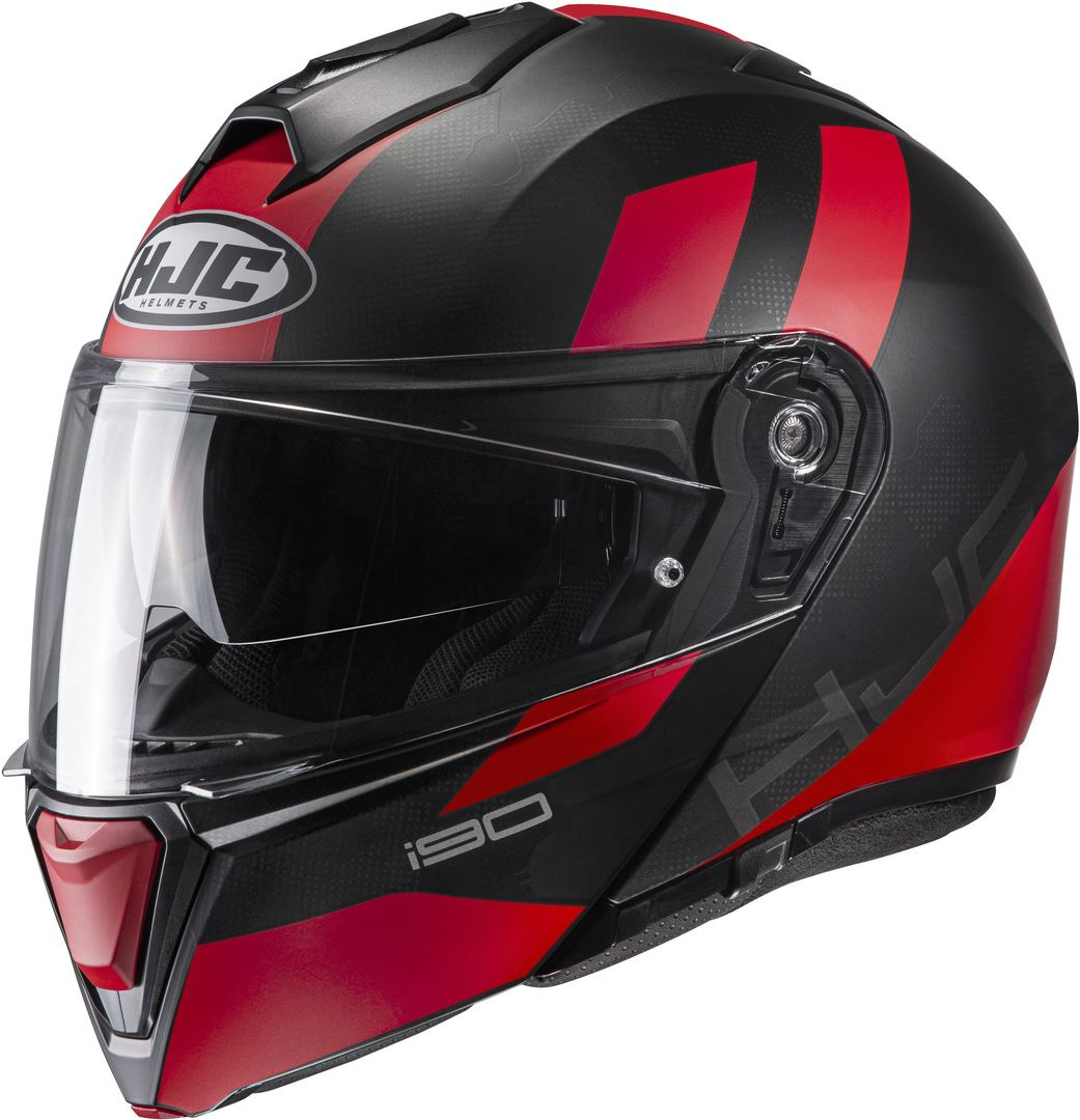 HJC i90 Syrex Helmet, black-red, Size XS 54 55, black-red, Size XS 54 55