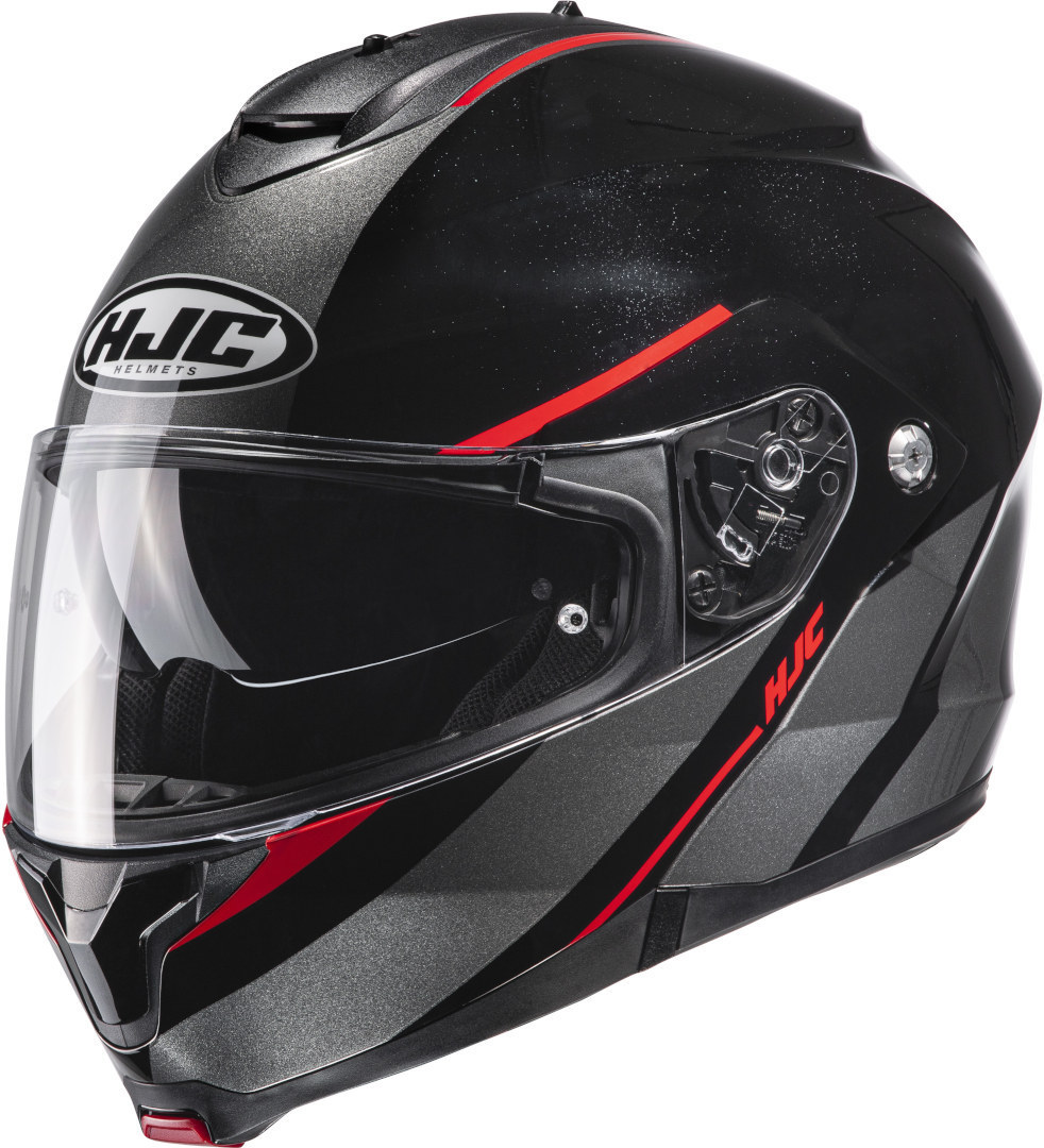 HJC C91 Tero, black-grey-red, Size 2XL, black-grey-red, Size 2XL