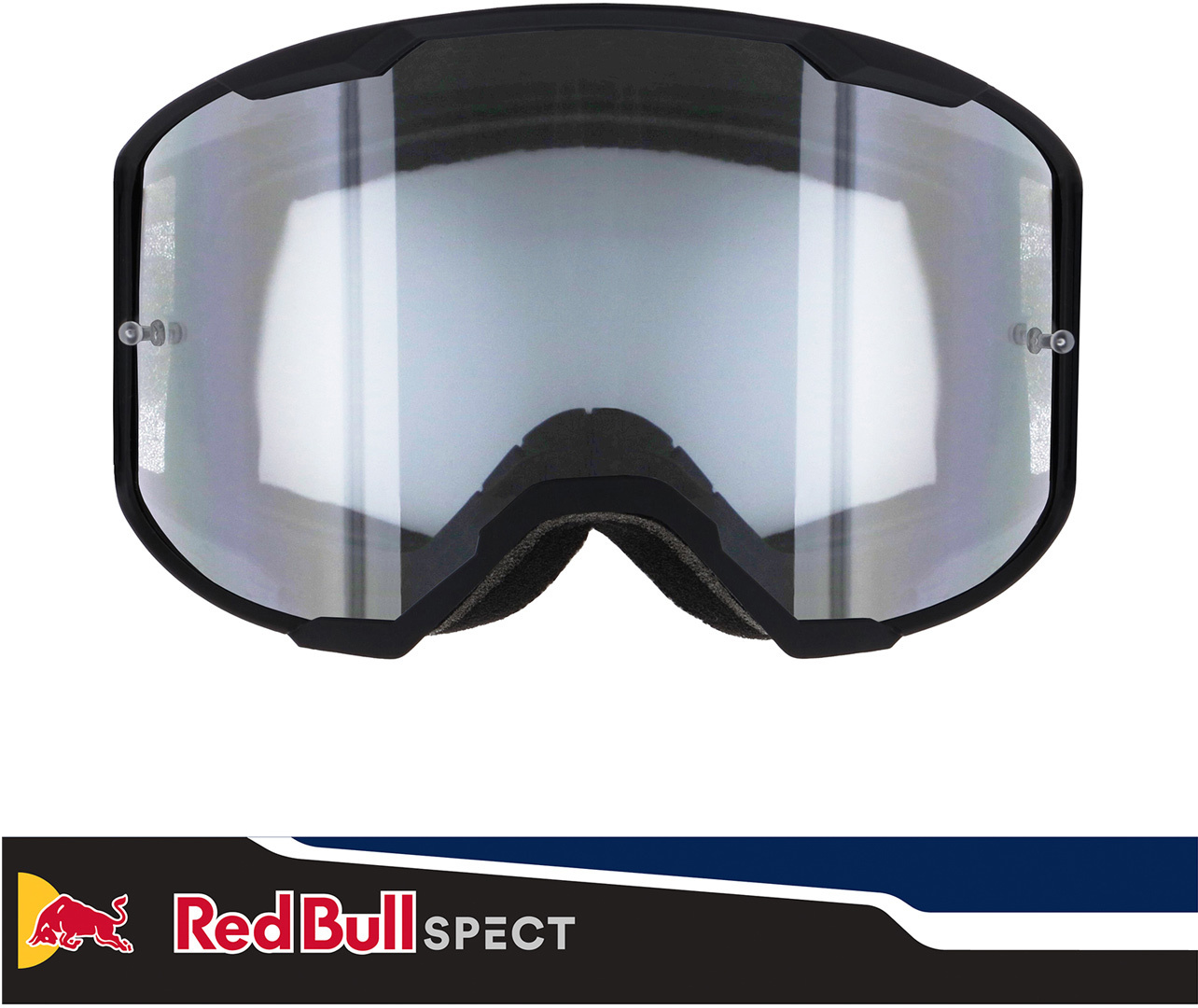 Red Bull SPECT Eyewear Strive 012 Motocross Goggles, clear, clear, Size One Size