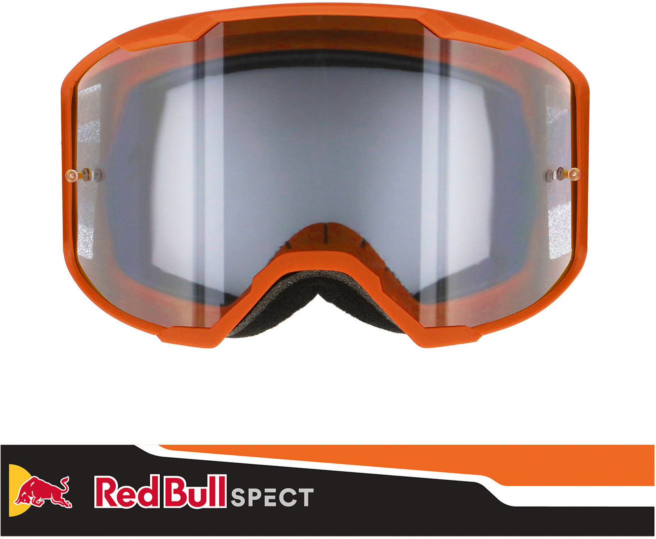 Red Bull SPECT Eyewear Strive 015 Motocross Goggles, clear, clear, Size One Size