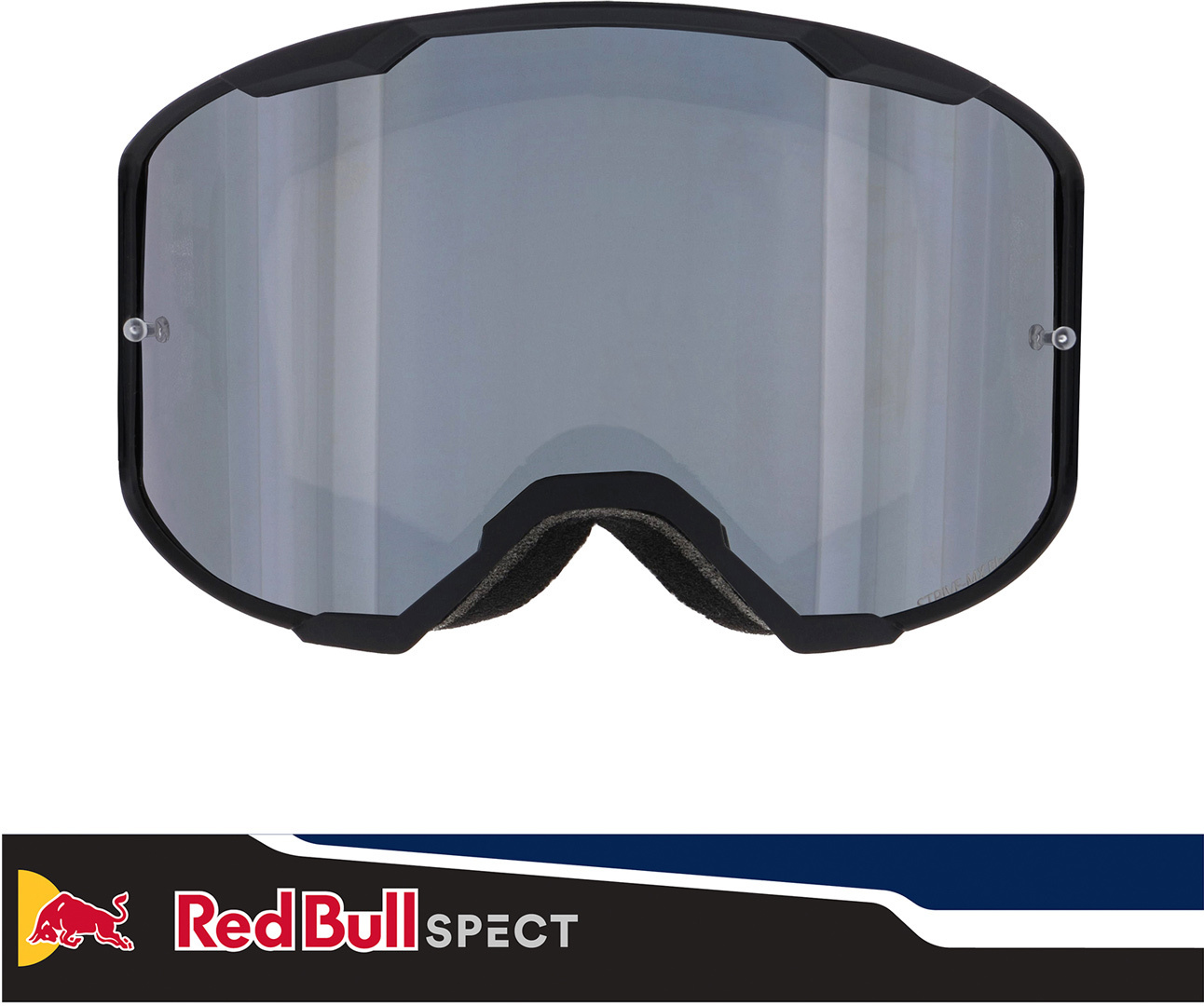 Red Bull SPECT Eyewear Strive 011 Motocross Goggles, black, black, Size One Size
