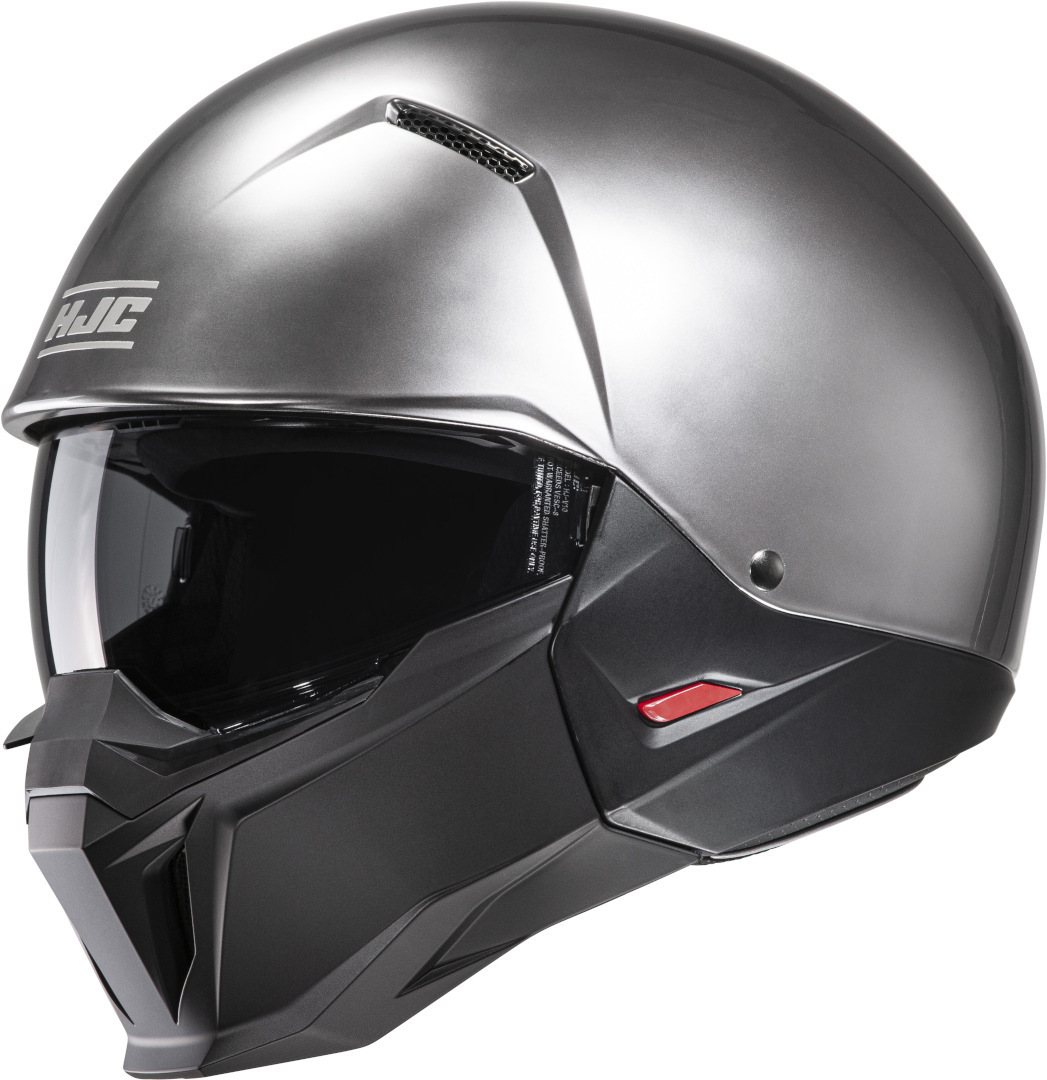 HJC i20 Hyper Silver Jet Helmet, Size XS 54 55, silver, Size XS 54 55