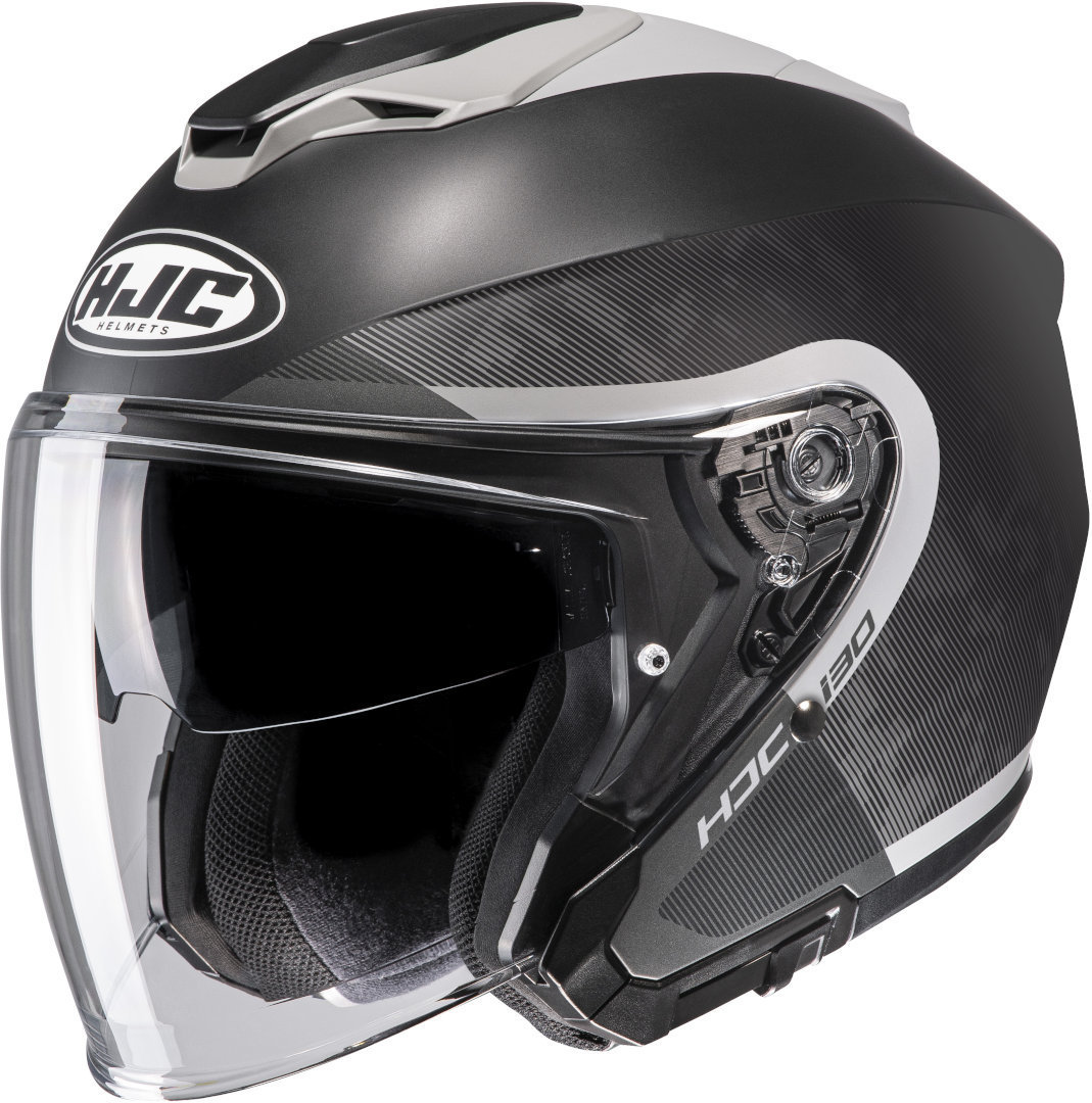 HJC i30 Dexta Jet Helmet, black-grey, Size XS 54 55, black-grey, Size XS 54 55