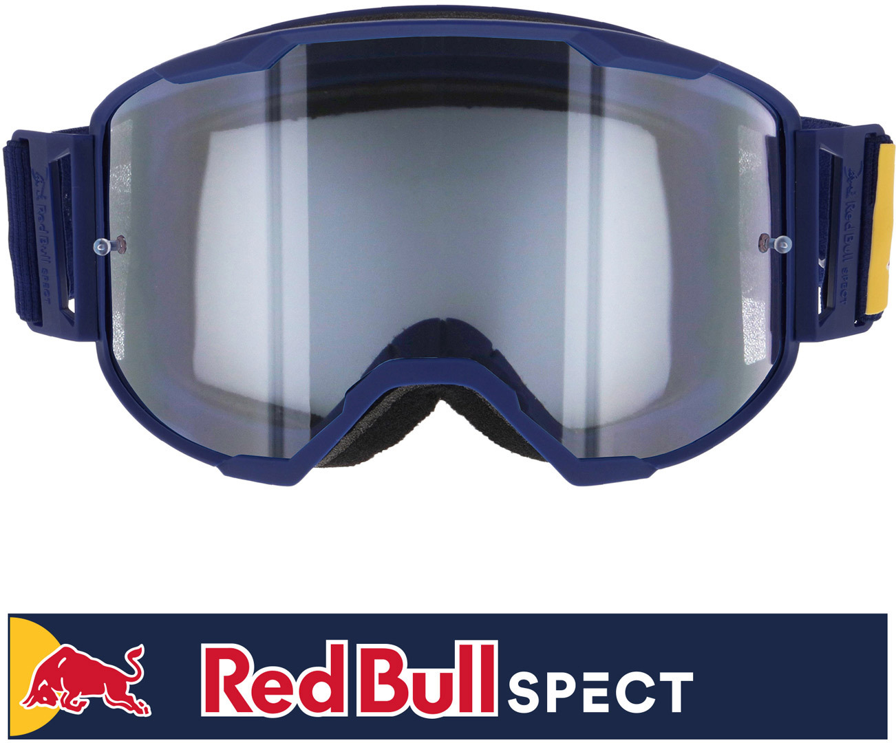 Red Bull SPECT Eyewear Strive 007 Motocross Goggles, clear, clear, Size One Size