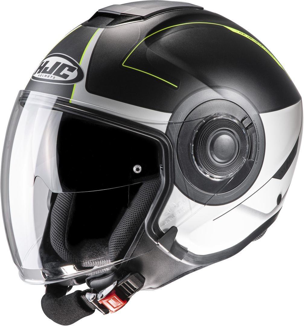 HJC i40 Panadi Jet Helmet, black-white, Size XS, black-white, Size XS