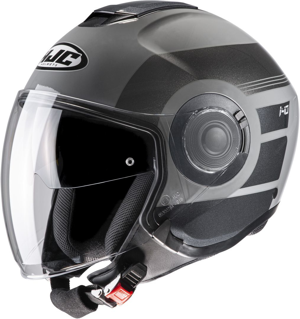 HJC i40 Spina Jet Helm, zwart-grijs, afmeting 2XL