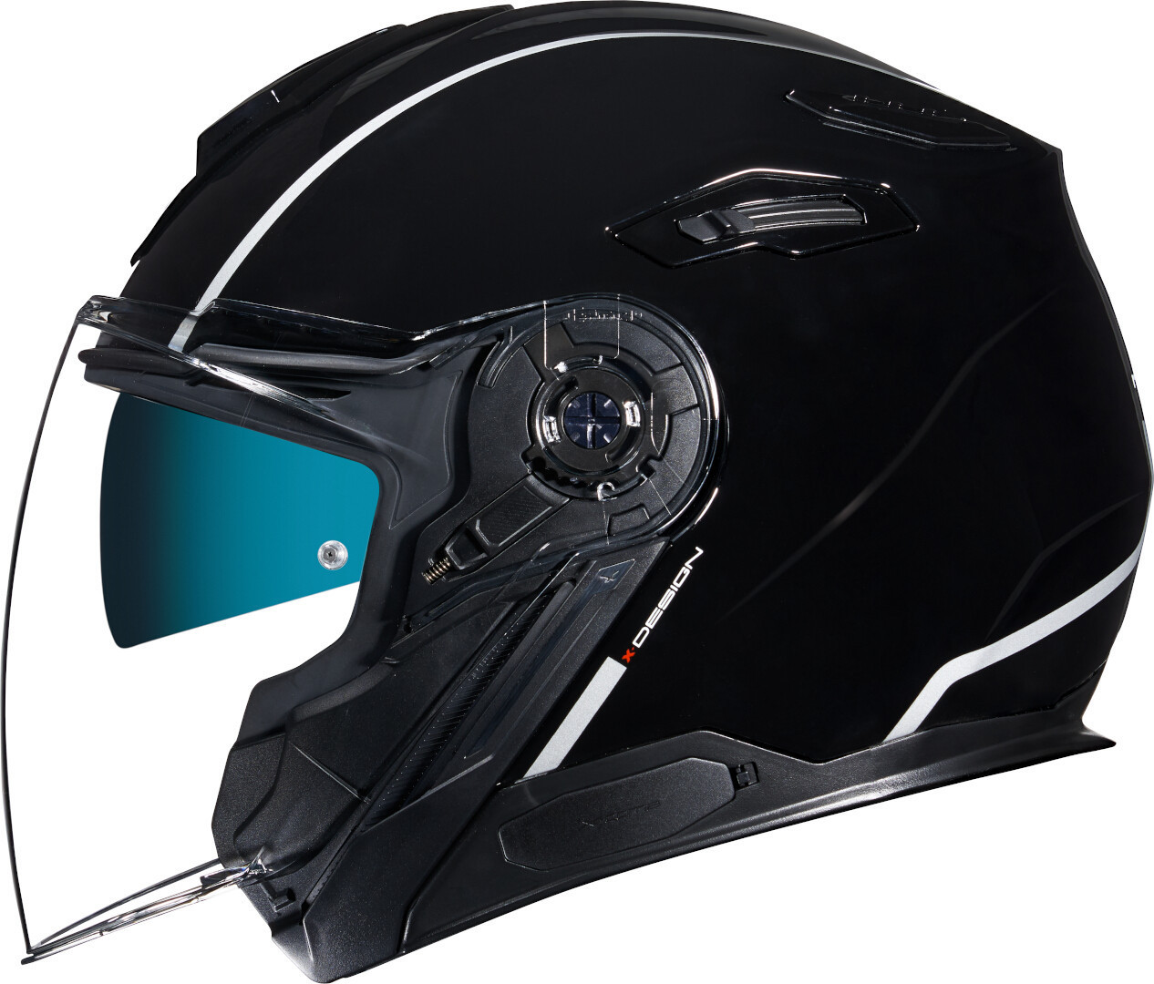 Nexx X.Viliby Signature Jet Helmet, black, Size L, black, Size L