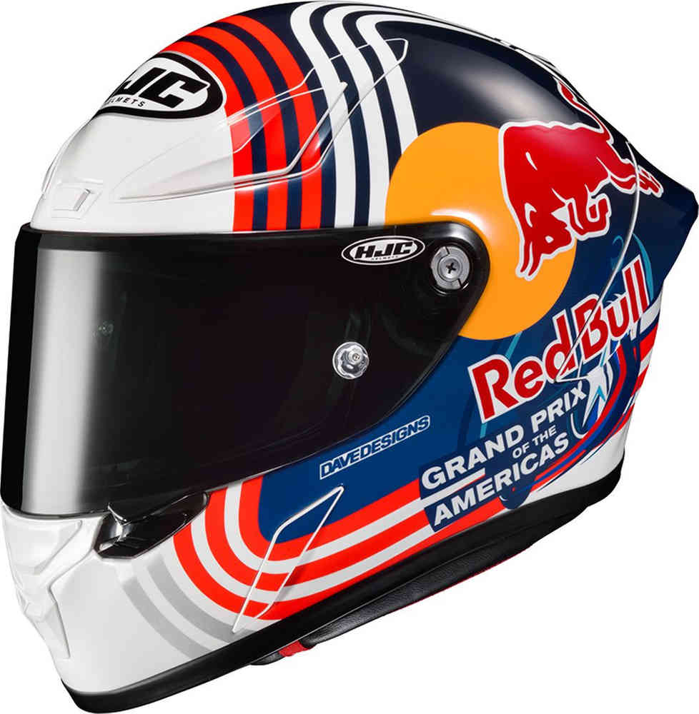 HJC RPHA 1 Red Bull Austin GP Helmet