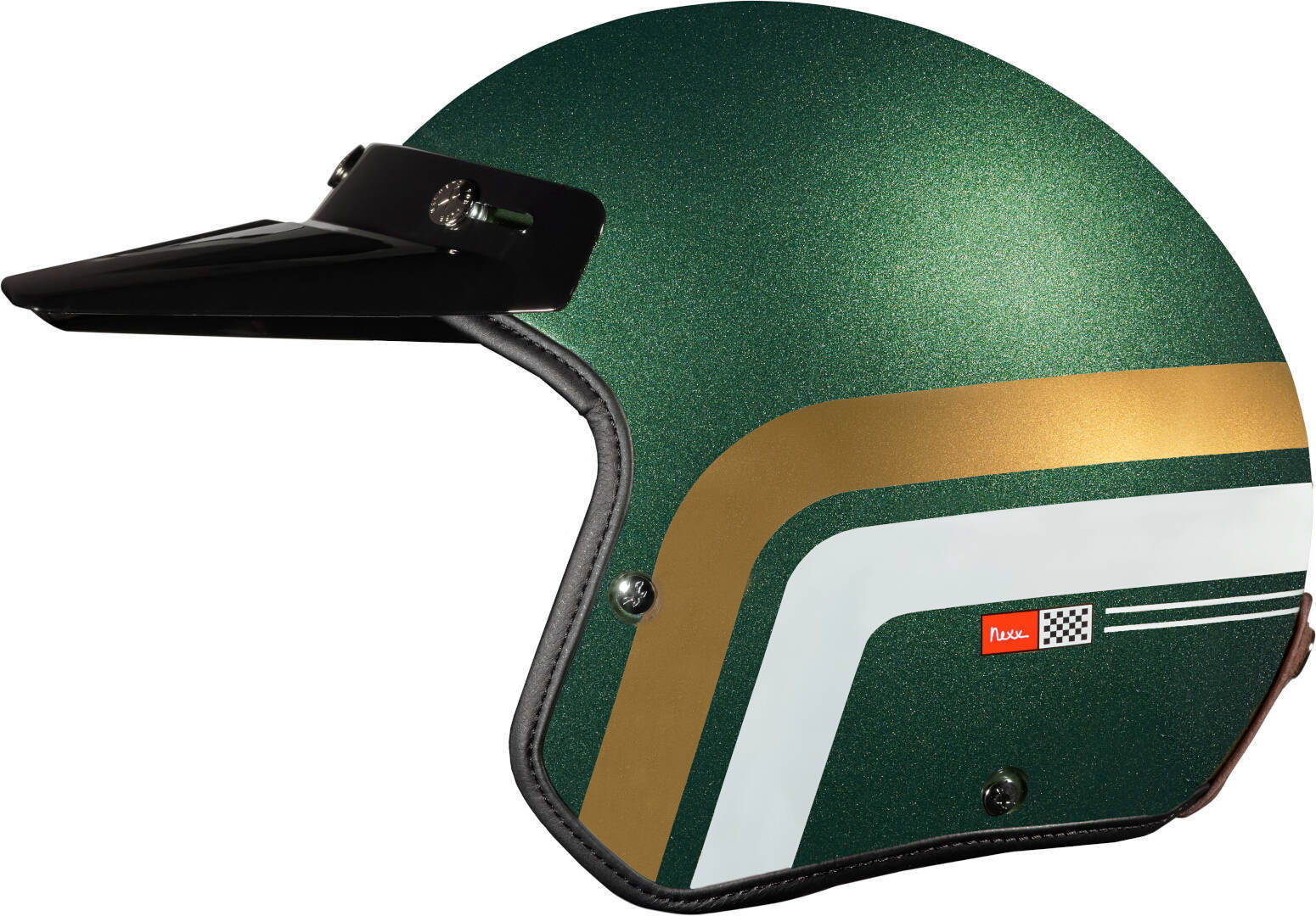 Nexx X.G20 Larry Span Jet Helmet, green, Size XS, green, Size XS