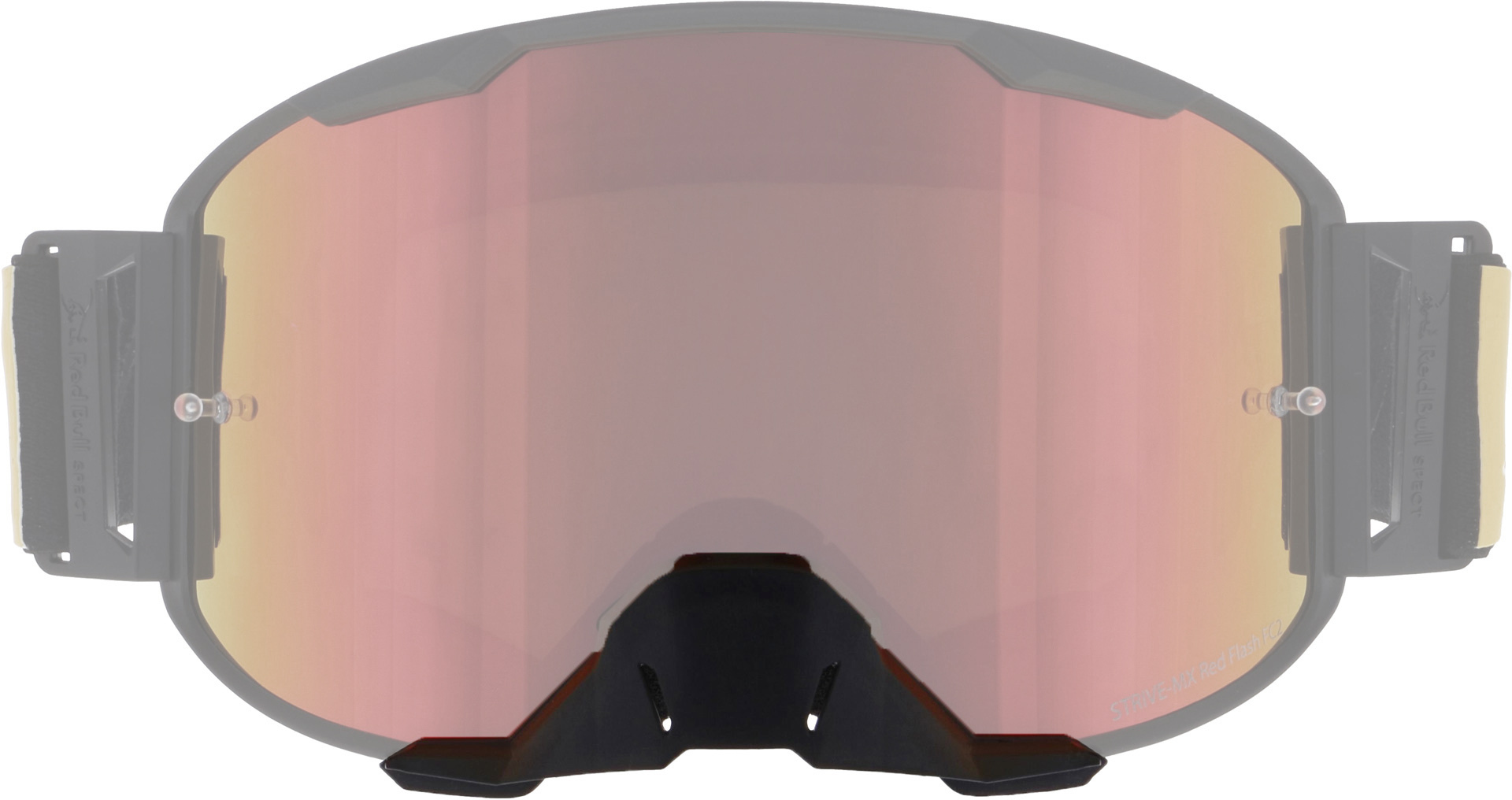 Red Bull SPECT Eyewear Strive Nose Guard, black, black, Size One Size