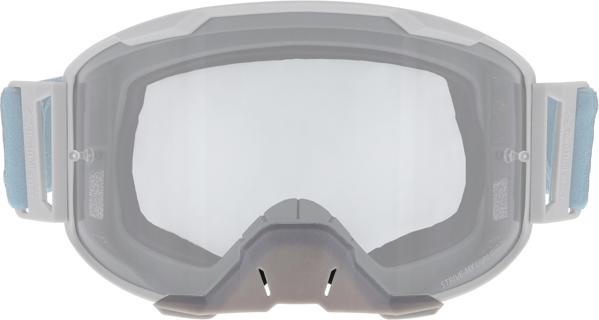 Red Bull SPECT Eyewear Strive Nose Guard, grey, grey, Size One Size