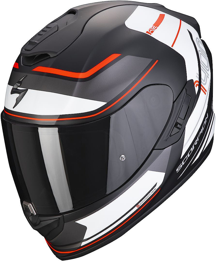 Scorpion EXO 1400 Air Vittoria Helm, zwart-wit, afmeting XL