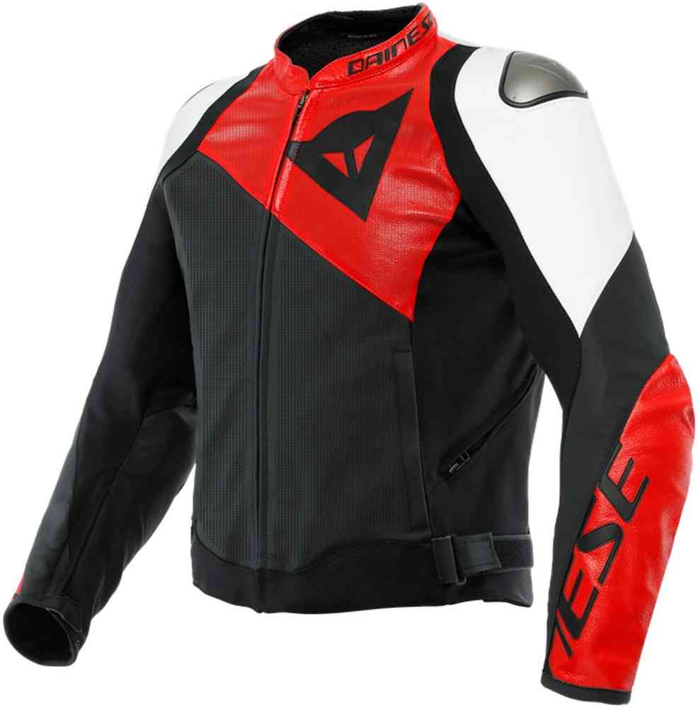 Dainese Sportiva Rei'itetty moottoripyörä nahkatakki