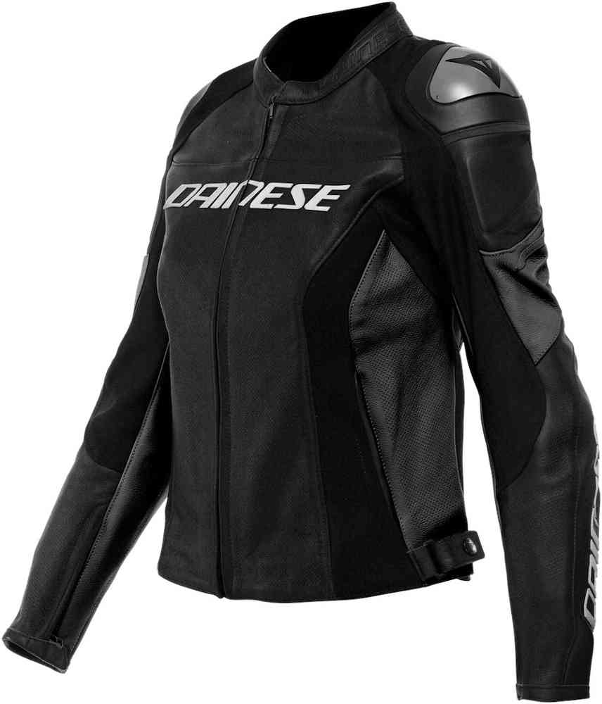 Dainese Racing 4 Перфорированная женская кожаная куртка для мотоциклов