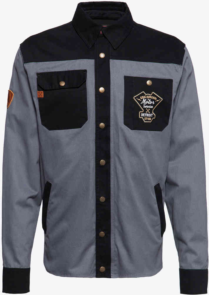 King Kerosin Motor Service Speedshop Workwear Shirt