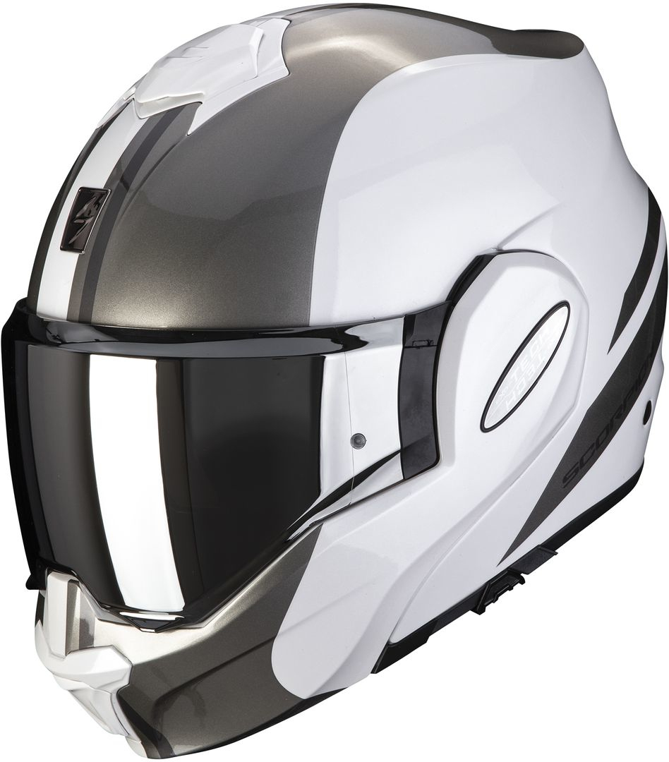 Scorpion EXO-Tech Forza Helmet, white-silver, Size XL, white-silver, Size XL
