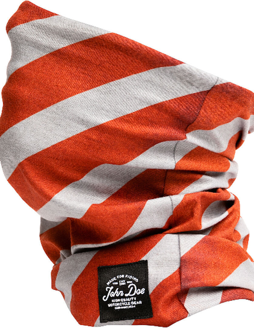 John Doe Stripes Red Multifunctional Headwear, white-red, white-red