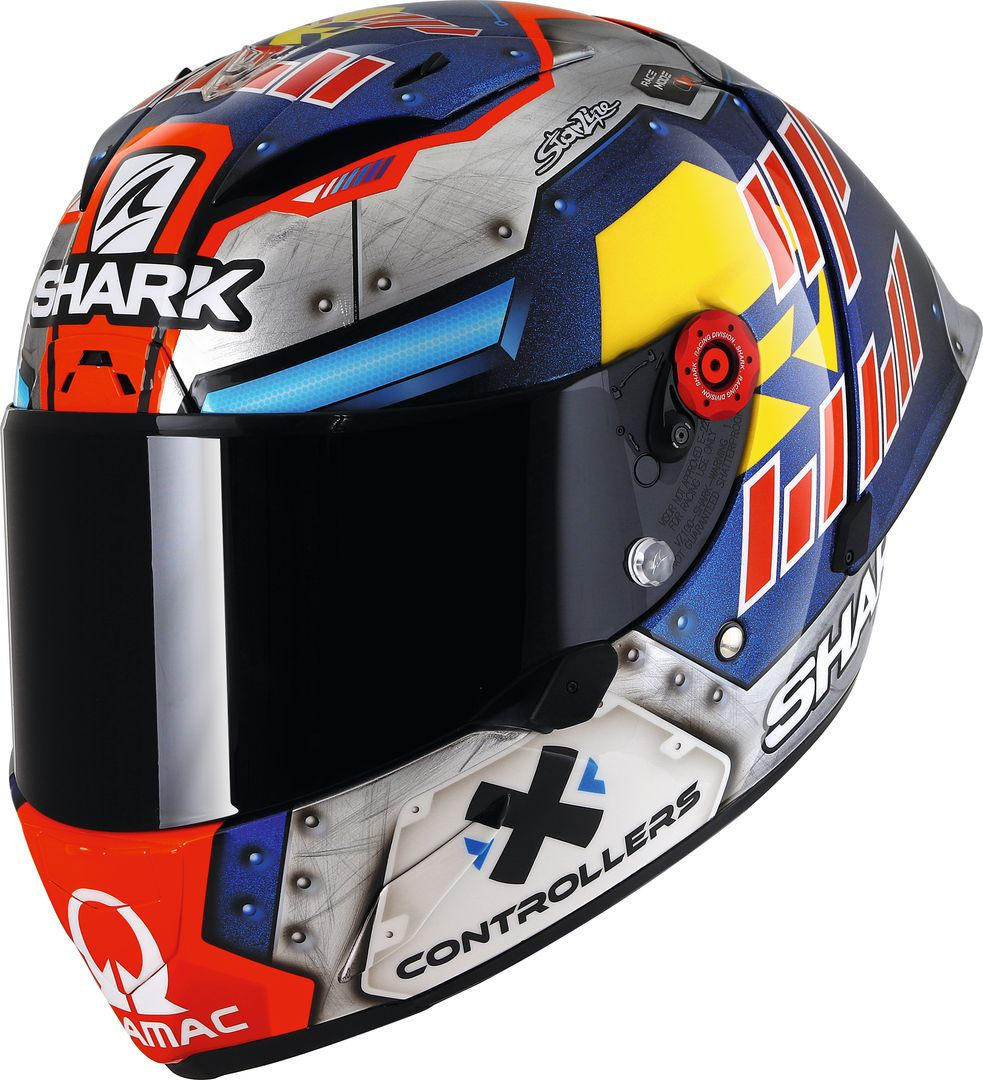 Shark red 2025 bull helmet