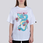 Alpha Industries Heritage Dragon OS T-Shirt Donna