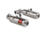 Akrapovic Slip-On Line Silenziatore Posteriore Titanio